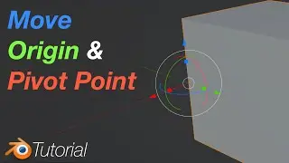 [3.2] Учебник Blender: изменение точки опоры или начала координат объекта