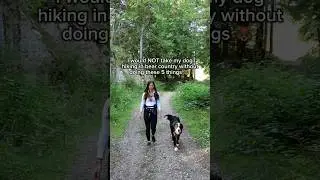 5 tips for hiking with dogs in bear country! 🐻 #hikingdog #hiking #dogsafety #dogshorts #dogtips