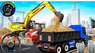 JCB Game 3D Road Construction Simulator | Real JCB Work Gameplay Android 2026