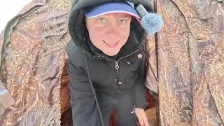 Backyard Hot Tent Camping Setup - Wood Stove Installation & Heat Test