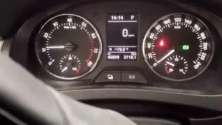 Cold Start Skoda Rapid -19 (холодный запуск)