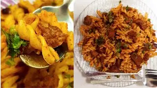 Simple Easy Veg Pasta | Soya Pasta | Soya Chunks Macaroni |Soya Chunks Recipes
