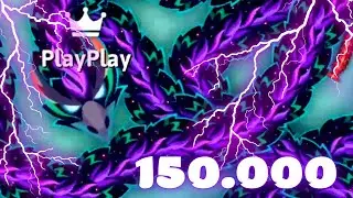 SNAKE IO. Open new skin event and my NEW RECORD 150.000 Змейка прохождение, новый рекорд