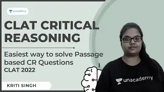 CLAT Critical Reasoning | Easiest way to solve Passage based CR questions for CLAT 2022 | Anshul