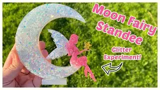 Moon Fairy Resin Standee | Collab with Ayeshashasha Ft. LRISY | Resin Art Fun!