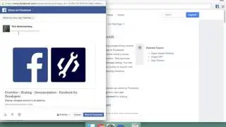 Share to Facebook Chrome Extension Demo