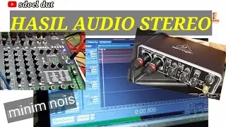 CARA RECORD AUDIO HASIL STEREO // Alat recording rumahan