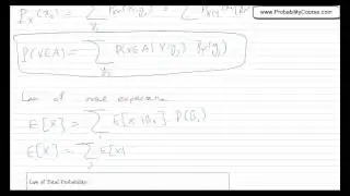 41-Conditional Expectation and Law of Total Expectation