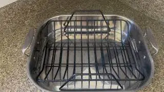 Review of the All Clad Roasting Tray #amazonfinds #founditonamazon