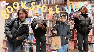 Видеоблог о книжном магазине 🧸📚❄️ (поход по книжным магазинам со мной + обзор купленных книг)