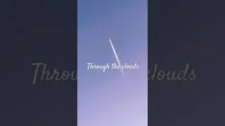Breaking Through the Clouds | Epic Sky View ☁️✈️ | #cloudscape #sky #shortsfeed