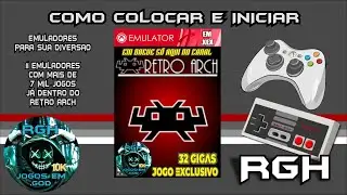 EMULADOR RETROARCH PARA XBOX 360 RGH 2024