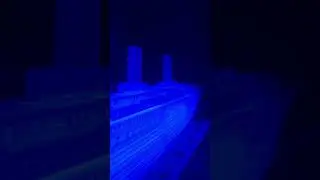 1/200 clear 3d printed Titanic &lsquo;ghost&rsquo; ship RC