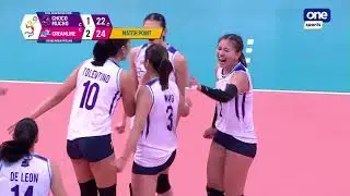 Creamline-Choco Mucho set 4 finish | PVL 2022 Reinforced Conference