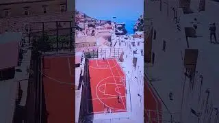 One of the MOST ICONIC basketball courts in the world🏀