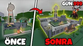 ADMİN YETKİSİYLE! 😱⚡ TERK EDİLMİŞ MEKANI EFSANE BİR ÜSSE ÇEVİRDİM!! 🏰🔥 - Roblox Ormanda 99 Gece 🌲🌙
