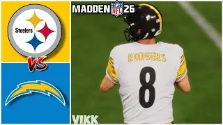 Steelers vs Chargers Week 10 Simulation (Madden 26)