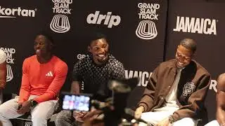Grand Slam Track: Oblique Seville, Fred Kerley, Zharnel Hughes & Kenny Bednarek Press Conference.