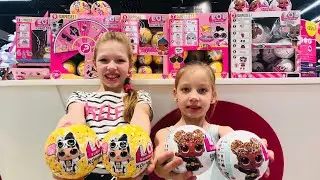 ДИАНА И ЕВА КУКЛЫ ЛОЛ ЗОЛОТОЙ ШАР / LOL CONFETTI POP SURPRISE
