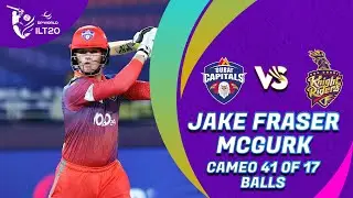 Jake Fraser McGurk Fiery Cameo | Dubai Capitals vs Abu Dhabi Night Riders | Match 8 | DP World ILT20