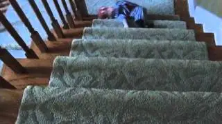 Mortimer Snerd falls down the stairs