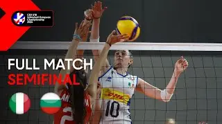 Full Match | Italy vs. Bulgaria - CEV U18 Volleyball European Championship 2024 | Women SF