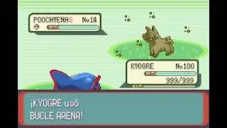 POKEMON EMERALD | KYOGRE | BUCLE ARENA | SAND TOMB