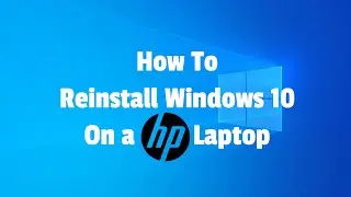 Как переустановить Windows 10 на ноутбуке HP
