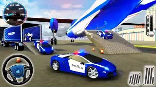 Police Plane Transporter - Transportation of Police Cars HD iOS | Android GamePlay