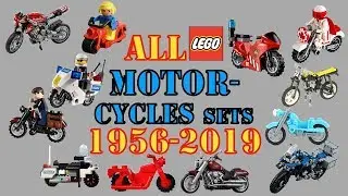 ALL Lego MOTORCYCLES sets 1956-2019