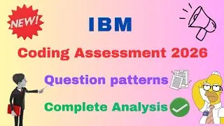 IBM coding assessment 2026 | IBM coding questions pattern | IBM Associate System Engineer role