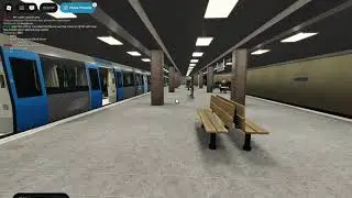 Stockholm Metro, Sweden: T17. Metro Ride From Kristineberg To S:T Eriksplan.