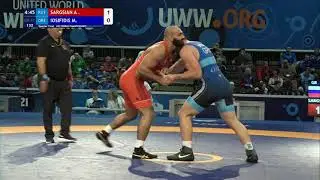 1/4 GR - 97 kg: A. SARGSIAN (RUS) v. M. IOSIFIDIS (GRE)