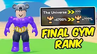 I Finally Unlocked The LAST UNIVERSE Rank in Gym Star Simulator