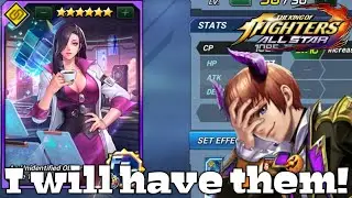 Whaling for cards and Halloween Chris! King of Fighters All Star