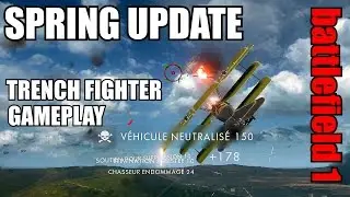 Battlefield 1 -Spring Update- QUADRUPLE kill - trench fighter gameplay / Scar / CQ 64
