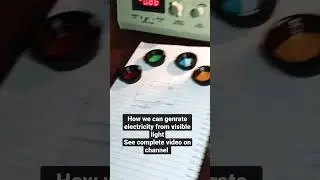 photo electric effect. measurements of planks constant. how Soler panel working