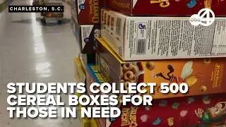 Charleston Day School collects over 500 cereal box donations for Lowcountry Food Bank