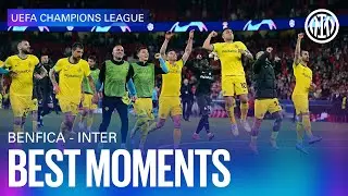 BENFICA 0-2 INTER | BEST MOMENTS | PITCHSIDE HIGHLIGHTS 👀⚫🔵
