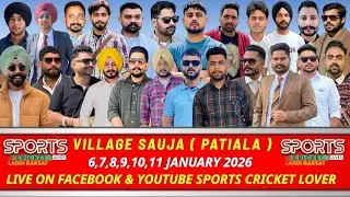 1st Day Sauja (Patiala) Cricket Cup 2026_Chalaial( Gagan Kheri)Vs Tarain (Govinda Mehraj) Over 7_7