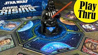 How to Play STAR WARS DARK SIDE RISING the Board Game with a Play Through