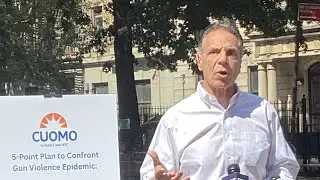 Andrew Cuomo Press Conference in Crown Heights on Gun Violence 9/2/25