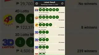 9pm lotto result today October 22,2025 all draw result#shortvideo #lottoresulttoday