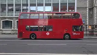 London Buses around LAMBETH NORTH STATION (2022)