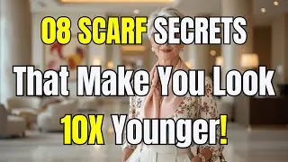 8 SCARF SECRETS Women Over 60 Must Know to Look Younger & Instantly Elegant