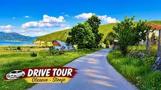 DRIVE TOUR from OTESHEVO to STENJE, Macedonia (2025) 🚗 Возење од ОТЕШЕВО до СТЕЊЕ, Македонија 🇲🇰