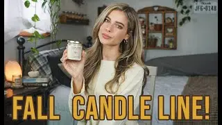 I AM LAUNCHING FALL CANDLES ! || Handmade Soy Wax Candle Making || Amber & Oak