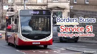Borders Buses Service 51 Edinburgh to Galashiels • Optare Metrocity 11727 YJ17FZC • FRV 16/7/25