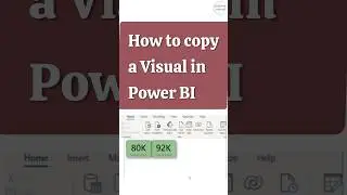 How to copy a Power BI Visual in 1 sec ✨️  