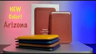 NEW Arizona iPhone Leather Wallet with MagSafe | Spring Color Update! (Unboxing & Review)